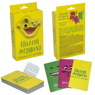 Настольная игра Strateg “Шаленi мордахи” (укр) (30857) Настольная игра Strateg “Шаленi мордахи” (укр) (30857)
