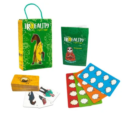 Настольная игра Strateg "Irreality" (укр) (30862) Настольная игра Strateg "Irreality" (укр) (30862)