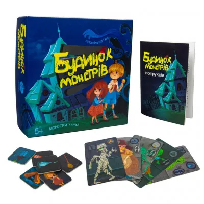Настільна гра Strateg Будинок монстрів Настільна гра Strateg Будинок монстрів