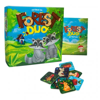 Настільна гра Strateg (укр) Forest Duo Настільна гра Strateg (укр) Forest Duo