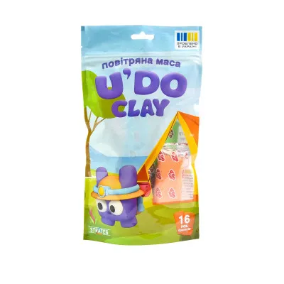 Набір для творчості "U'DO Clay 16 шт."  Strateg (30879)