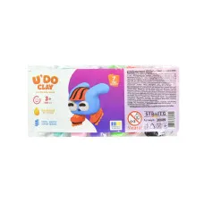 Набор для творчества "U'DO Clay 7 шт." брикет 10 г Strateg (30889)