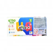 Набор для творчества "U'DO Clay 8 шт." брикет 10 г Strateg (30891)
