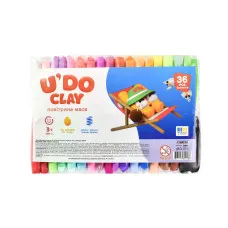 Набор для творчества "U'DO Clay 36 шт." брикет 10 г Strateg (30894)
