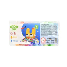 Набор для творчества "U'DO Clay 8 шт." брикет 6 г Strateg (30896)