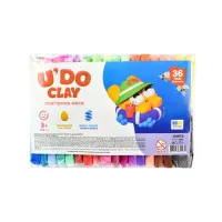 Набір для творчості "U'DO Clay 36 шт." брикет 6 г Strateg (30899)