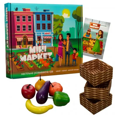 Настільна гра Strateg Міні Маркет (30915) Настільна гра Strateg Міні Маркет (30915)