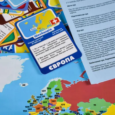 Настільна гра Strateg Країни світу (30952) Настільна гра Strateg Країни світу (30952)