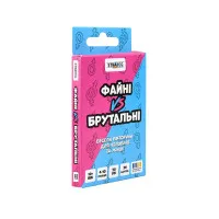 Настольная игра Strateg ФАЙНЫЕ VS БРУТАЛЬНЫЕ (30953)