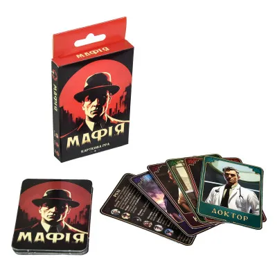 Настільна гра Stateg Мафія розважальна українською мовою (30974) Настільна гра Stateg Мафія розважальна українською мовою (30974)