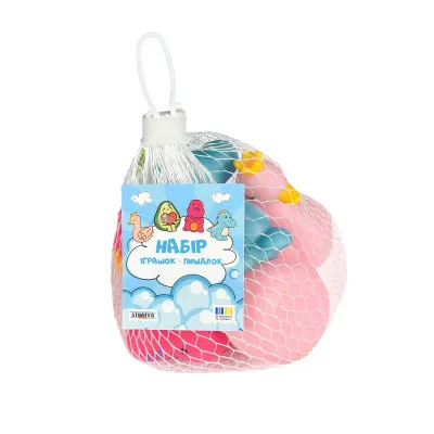 Набір іграшок-пищалок Strateg Чарівні герої (30976)