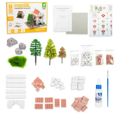 Будівельний набір для творчості з міні-цеглинок BLOCKY Міні-Котедж Strateg (31002) Будівельний набір для творчості з міні-цеглинок BLOCKY Міні-Котедж Strateg (31002)