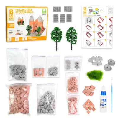 Будівельний набір для творчості з міні-цеглинок BLOCKY Затишна Святиня Strateg (31010) Будівельний набір для творчості з міні-цеглинок BLOCKY Затишна Святиня Strateg (31010)