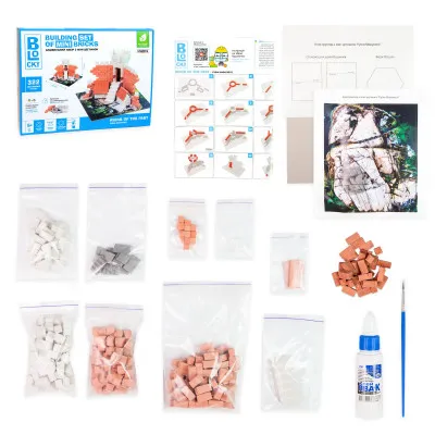 Будівельний набір для творчості з міні-цеглинок BLOCKY Руїни минулого Strateg (31016) Будівельний набір для творчості з міні-цеглинок BLOCKY Руїни минулого Strateg (31016)