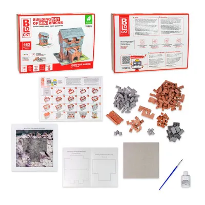 Будівельний набір для творчості з міні-цеглинок BLOCKY Дім на Скелі Strateg (31017) Будівельний набір для творчості з міні-цеглинок BLOCKY Дім на Скелі Strateg (31017)