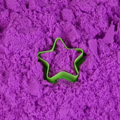 Кинетический песок Strateg Magic Sand фиолетовый 200 граммов (31212)