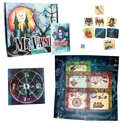 Настільна гра Strateg Mr.Vamp українською мовою (32060) Настільна гра Strateg Mr.Vamp українською мовою (32060)