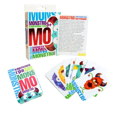 Настольная игра Strateg Monstro на украинском языке (32068) Настольная игра Strateg Monstro на украинском языке (32068)