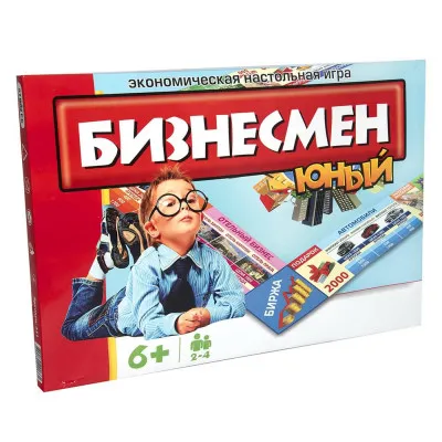 Настільна гра Strateg "Юний бізнесмен" (рус) (331)