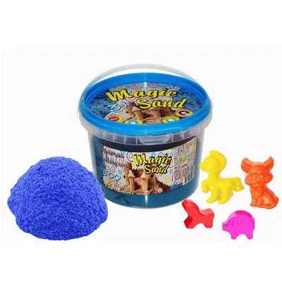 Кинетический песок Strateg "Magic sand" (голубого цвета) (500 г) (371-2)