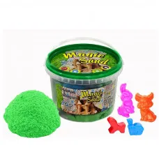 Кинетический песок Strateg "Magic sand" (зеленого цвета) (500 г) (371-5)