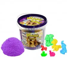 Кінетичний пісок Strateg "Magic sand" (бузкового кольору) (1 кг) (372-4)