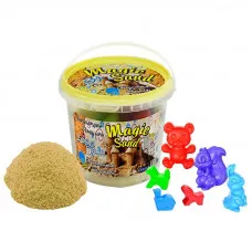 Кінетичний пісок Strateg "Magic sand" (світиться у темряві/класичний) (1 кг) (372-7)