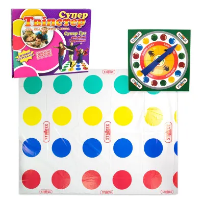 Гра Твістер Strateg Супер Твіпстер українською мовою (379) Гра Твістер Strateg Супер Твіпстер українською мовою (379)