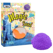 Кінетичний пісок Strateg "Magic sand" (бузкового кольору) (150 гр) (39304)