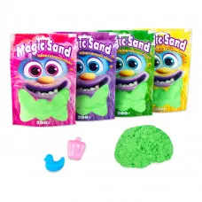 Кінетичний пісок Strateg Magic sand в пакеті 39401-2 зелений, 0,200 кг