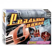 Настільна гра Strateg "Реальні гонки" (рус) (40014)
