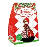 Набір для дитячої творчості Strateg "Мотанка своїми руками Берегиня" (укр) (4011)
