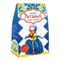 Набор для детского творчества Strateg "Мотанка своими руками Україночка" (укр) (4012)