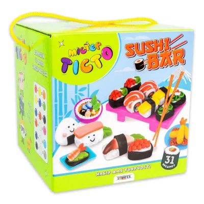 Набор для творчества Мистер тесто Sushi Bar Strateg на украинском языке (41013) Набор для творчества Мистер тесто Sushi Bar Strateg на украинском языке (41013)