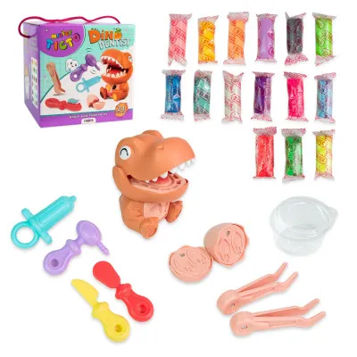 Набір для творчості Містер тісто Dino Dentist Strateg українською мовою (41020) Набір для творчості Містер тісто Dino Dentist Strateg українською мовою (41020)