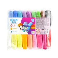 Набір для творчості " U'DO Clay 18 шт." брикет 10 г Strateg (41061)