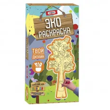Набір для дитячої творчості Strateg "Еко розмальовка: дерево" (5002)
