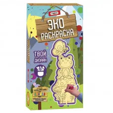 Набір для дитячої творчості Strateg "Еко розмальовка: жаба" (5004)