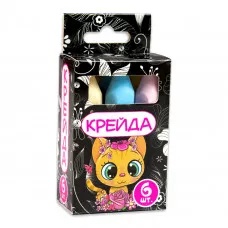 Крейда Strateg Олівець різнокольорова - 6 штук (50111)