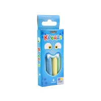 Крейда Маленька кругла - 4 штук Strateg різнокольорова (50131)