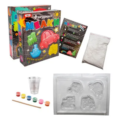 Набір для дитячої творчості Strateg "Фігурна крейда: транспорт" (рус) (502) Набір для дитячої творчості Strateg "Фігурна крейда: транспорт" (рус) (502)