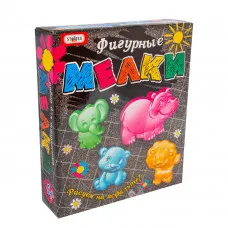 Набір для дитячої творчості Strateg "Фігурна крейда: мадагаскар" (рус) (503)