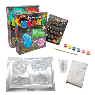 Набір для дитячої творчості Strateg "Фігурна крейда: мультфільми" (рус) (504) Набір для дитячої творчості Strateg "Фігурна крейда: мультфільми" (рус) (504)