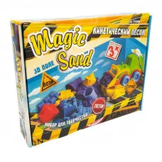 Набір для дитячої творчості Strateg "Magic sand/трактор" (450 г) (51201)