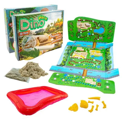 Набір для дитячої творчості Strateg "Dino place" (рус) (51202) Набір для дитячої творчості Strateg "Dino place" (рус) (51202)