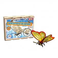 Дитячі конструктори Strateg "3D дерев'яний конструктор: бабочка" (603)