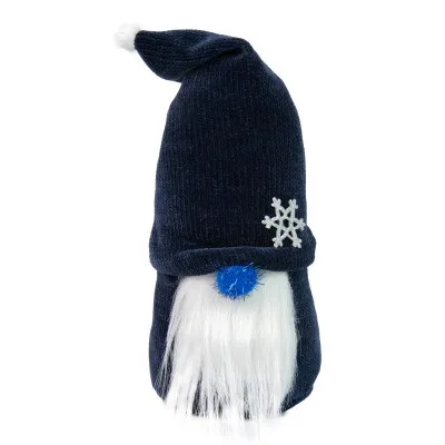 Новогодний Гном большой синий Strateg (60608)