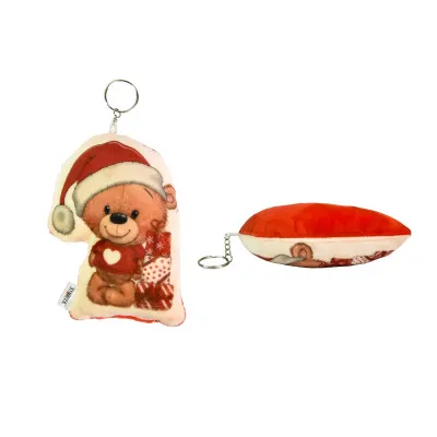 Плюшевый брелок "Новогодний Тедди" Strateg (60753)