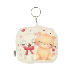 Плюшевый брелок "Романтические котята" Strateg (60765)