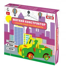Набір для дитячої творчості Strateg "М'який конструктор Автомобіль позашляховик" (рус) (6103)